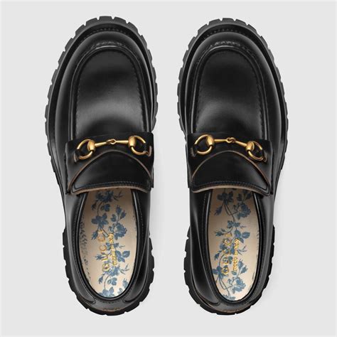 gucci leather lace up with bee web|gucci female loafers.